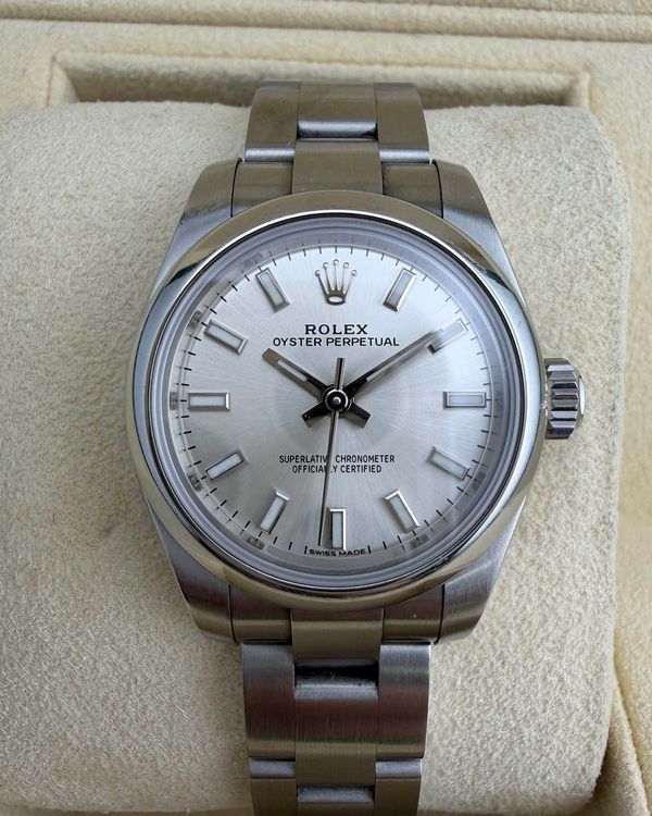 2019 Rolex Oyster Perpetual 26MM Silver Dial Oyster Bracelet (176200)