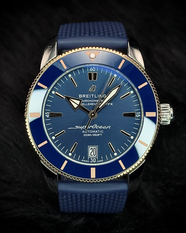 Breitling Superocean Heritage B20 42MM Blue Dial Rubber Strap (UB2010161C1S1)