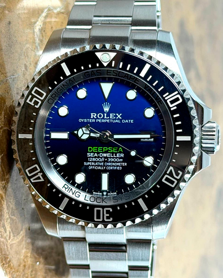 2021 Rolex Sea-Dweller Deepsea "James Cameron" 44MM Blue Dial Oyster Bracelet (126660)