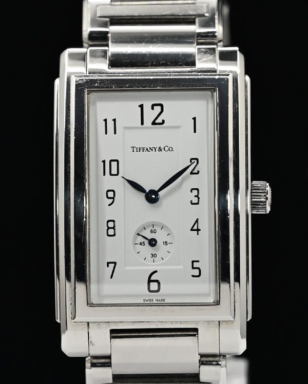Tiffany & Co. Grand Resonator 27 x 36MM White Dial Steel Bracelet (Z0030.13.10A21A00A)