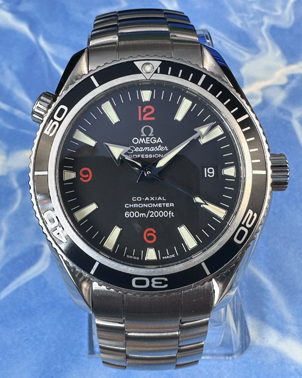 2022 Omega Seamaster Planet Ocean 600MM 42MM Black Dial Steel Bracelet (2201.51.00)