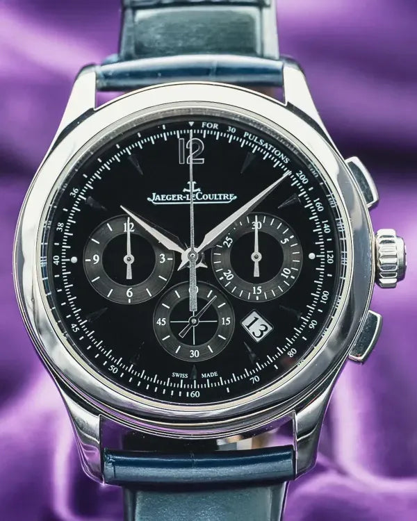 Jaeger-LeCoultre Master Master Control Chronograph 40MM Black Dial Leather Strap (Q1538470)