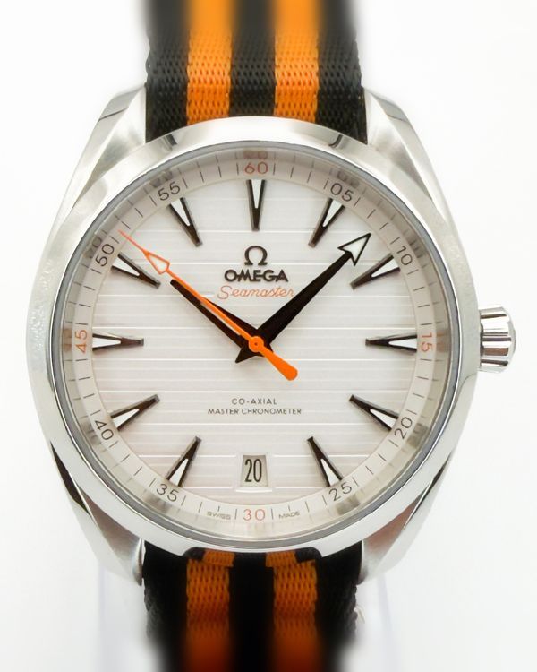 2018 Omega Seamaster Aqua Terra 150 "Golf Edition" 41MM Silver Dial Textile Strap (220.12.41.21.02.003)