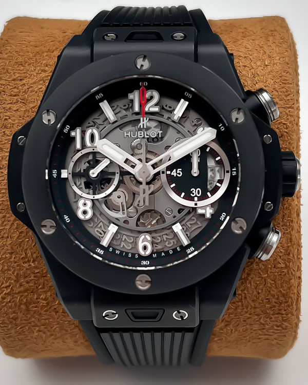 2020 Hublot Big Bang Unico Black Magic 42MM Skeleton Dial Rubber Strap (441.CI.1170.RX)