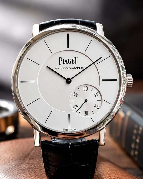 Piaget Altiplano 41MM White Dial Leather Strap (P10697)