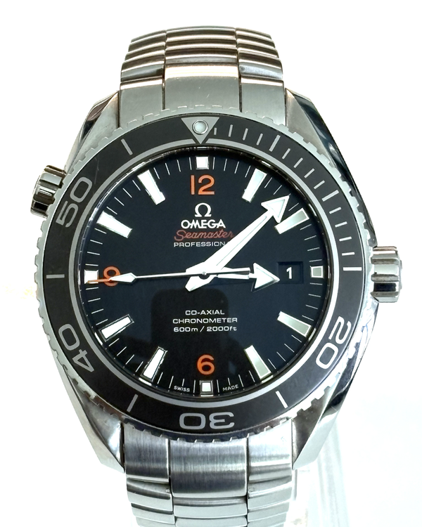 2013 Omega Seamaster Planet Ocean 600M 45.5MM Black Dial Steel Bracelet (232.30.46.21.01.003)