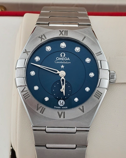 2026 Omega Constellation 34MM Blue Dial Steel Bracelet (131.10.34.20.53.001)