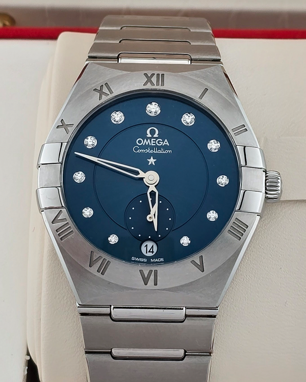 2026 Omega Constellation 34MM Blue Dial Steel Bracelet (131.10.34.20.53.001)