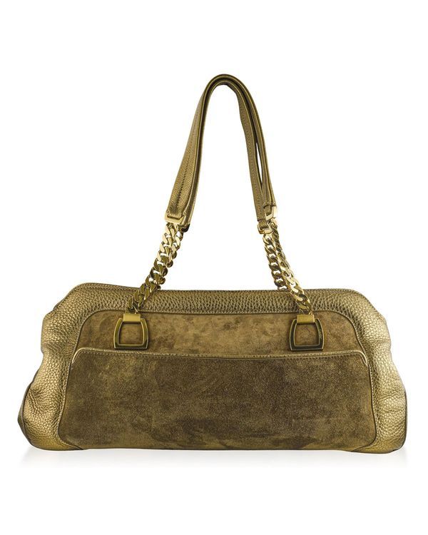 Cartier Accessories La Dona Shoulder Bag 16.9 x 7.9 x 3.9IN Suede/Leather Gold-Tone Hardware Leather-Chain Strap (La Dona)