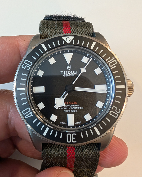 2025 Tudor Pelagos FXD 42MM Black Dial Textile Strap (M25717N-0001)