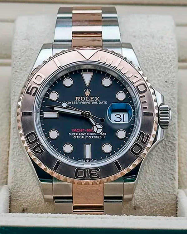 2022 Rolex Yacht-Master 40MM Black Dial Two-Tone Oyster Bracelet (126621)