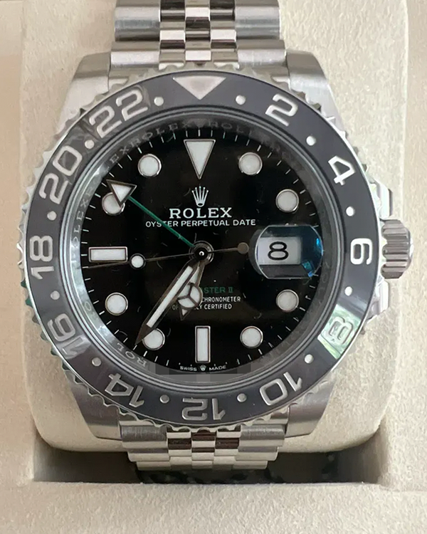 2025 Rolex GMT-Master II “Bruce Wayne” 40MM Black Dial Jubilee Bracelet (126710GRNR)