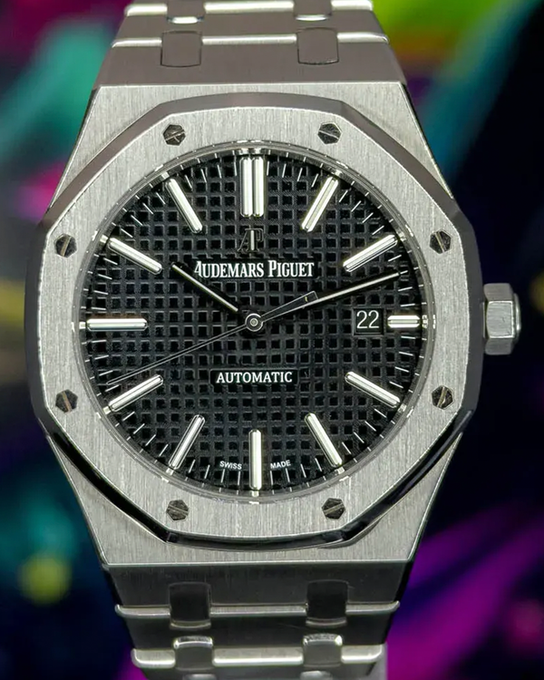 2017 Audemars Piguet Royal Oak 41MM Black Dial Steel Bracelet (15400ST.OO.1220ST.01)