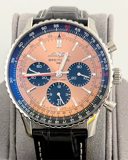 2022 Breitling Navitimer 43MM Copper Dial Leather Strap (AB0138)