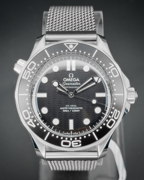 2025 Omega Seamaster Diver 300M 42MM Black Dial Steel Bracelet (210.30.42.20.01.010)