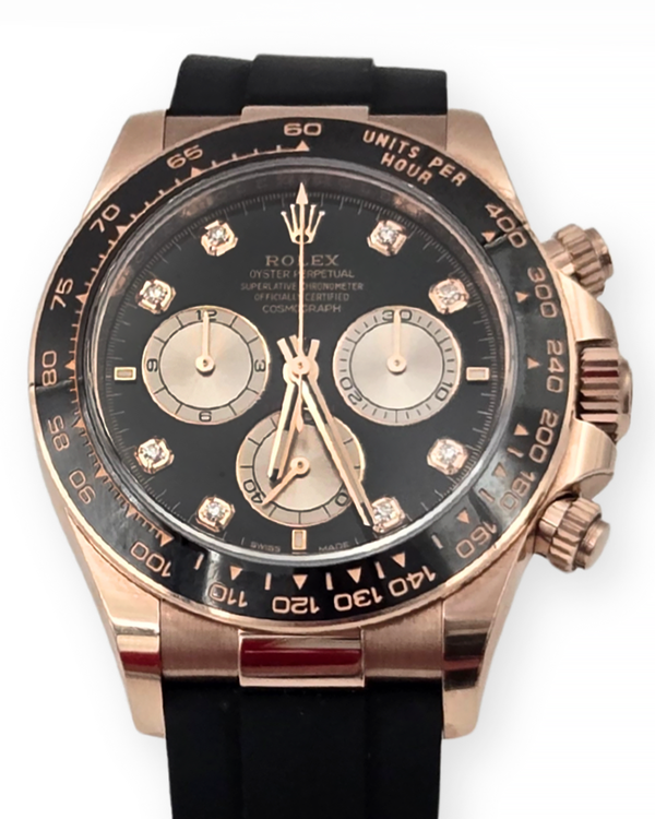 2024 Rolex Cosmograph Daytona 40MM Black Dial Oysterflex Strap (126515LN)