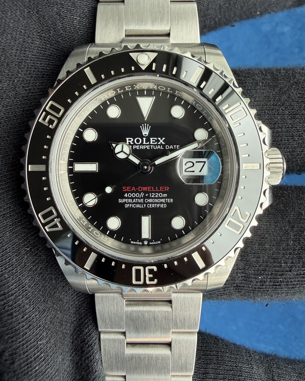 2025 Rolex Sea-Dweller "Red Letters 50th Anniversary" 43MM Black Dial Oyster Bracelet (126600)