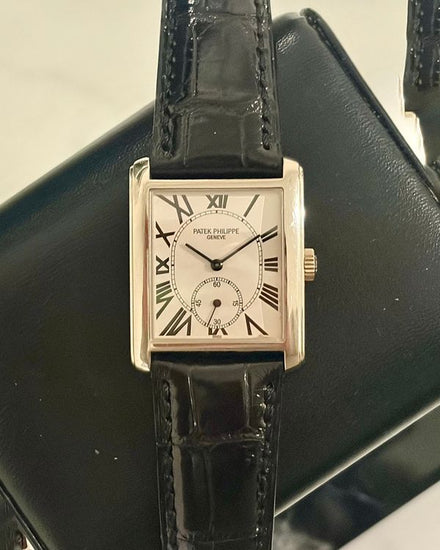 2004 Patek Philippe Gondolo 35MM Silver Dial Leather Strap (5014/000W)