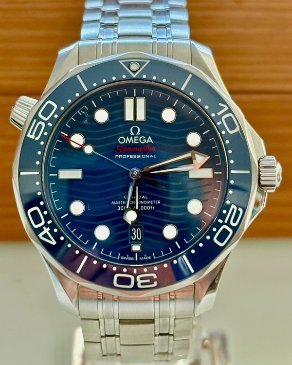 Omega Seamaster Diver 300M 42MM Blue Dial Steel Bracelet (210.30.42.20.03.001)