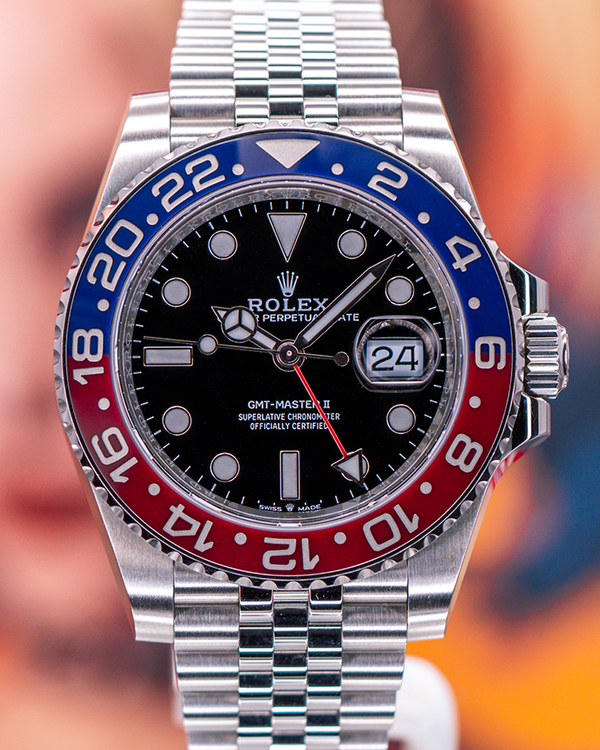 2025 Rolex GMT-Master II "Pepsi" 40MM Black Dial Oyster Bracelet (126710BLRO)