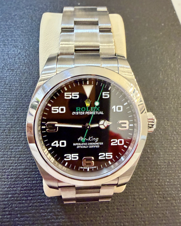 2020 Rolex Air-King 40MM Black Dial Oyster Bracelet (116900)