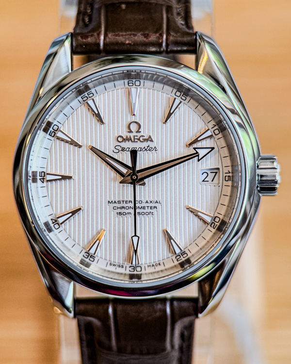 2023 Omega Seamaster Aqua Terra 150M 38.5MM Silver Dial Leather Strap (231.13.39.21.02.003)