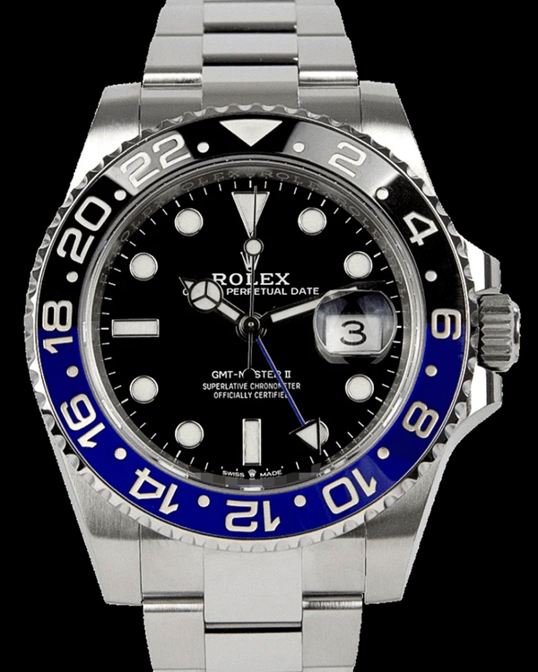 2026 Rolex GMT-Master II "Batman" 40MM Black Dial Oyster Bracelet (126710BLNR)