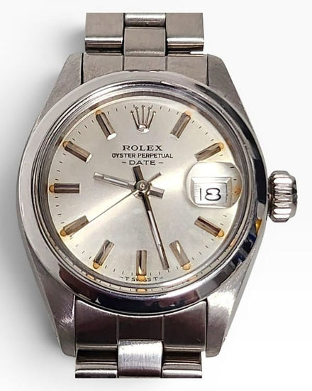 Rolex Oyster Perpetual Lady Date 26MM Silver Dial Oyster Bracelet (6916)