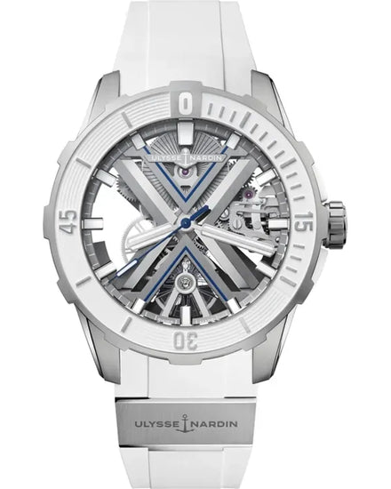 2023 Ulysse Nardin Diver X Skeleton 44MM Skeleton Dial Rubber Strap (3723-170-1A)