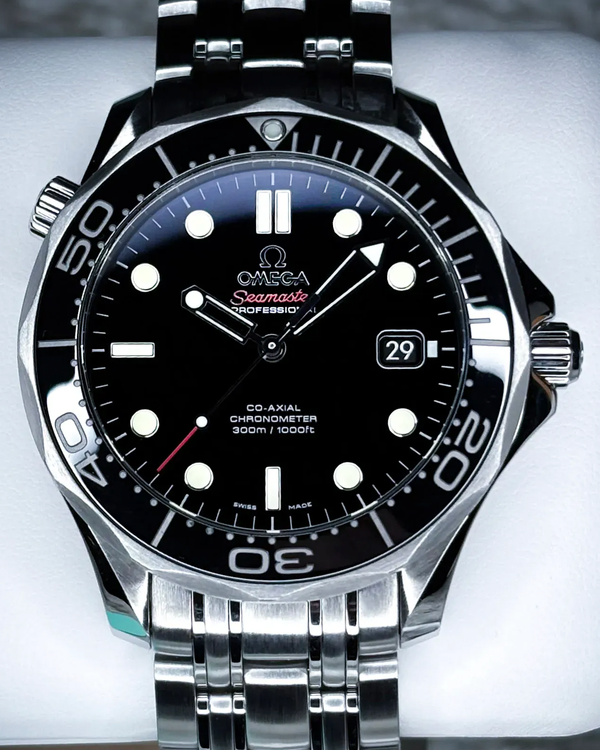 No Reserve - 2020 Omega Seamaster Diver 300M 41MM Black Dial Steel Bracelet (212.30.41.20.01.003)