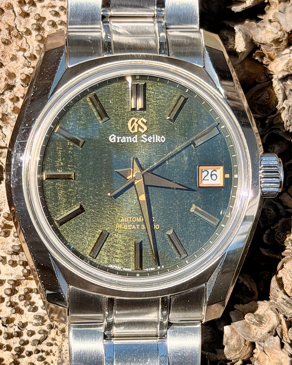 2023 Grand Seiko Heritage "Rikka" 40MM Green Dial Steel Bracelet (SBGH271)