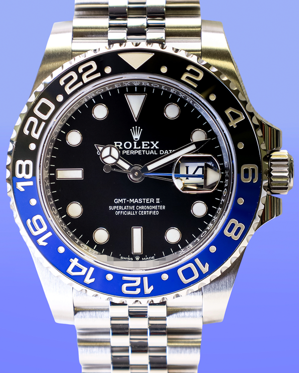 2026 Rolex GMT-Master II "Batgirl" 40MM Black Dial Jubilee Bracelet (126710BLNR)