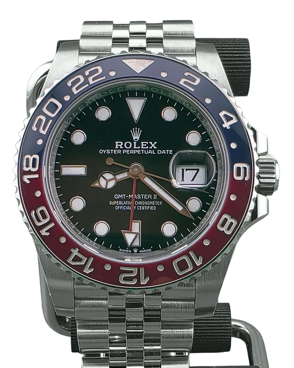 2024 Rolex GMT-Master II "Pepsi" 40MM Black Dial Jubilee Bracelet (126710BLRO)