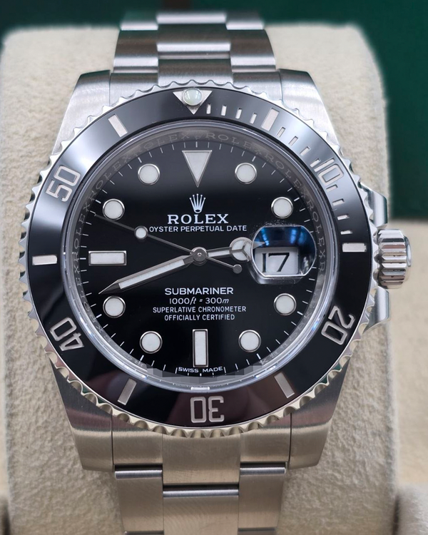 2019 Rolex Submariner Date 40MM Black Dial Oyster Bracelet (116610LN)