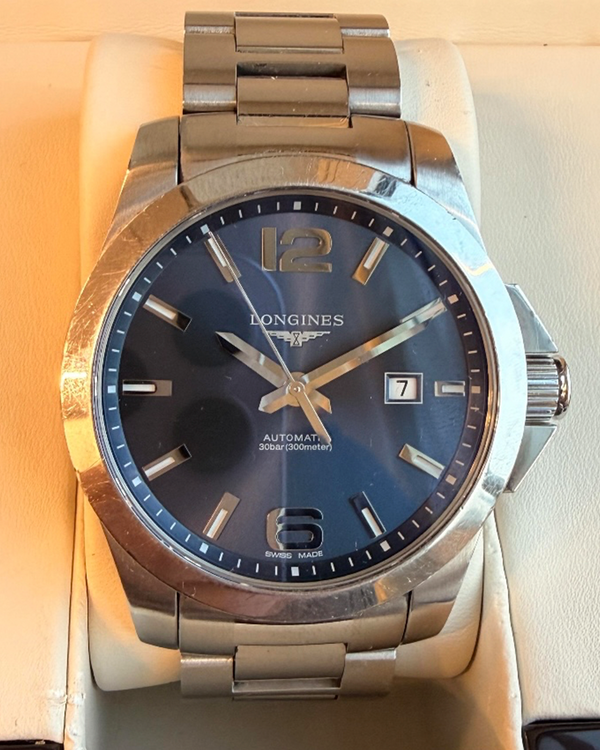 Longines Conquest 43MM Blue Dial Steel Bracelet (L3.778.4.96.0)
