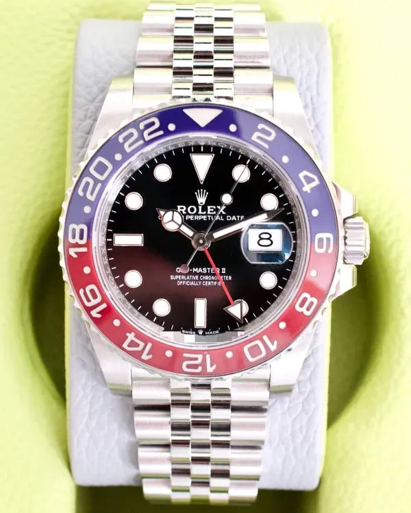 2024 Rolex GMT-Master II "Pepsi" 40MM Black Dial Jubilee Bracelet (126710BLRO)