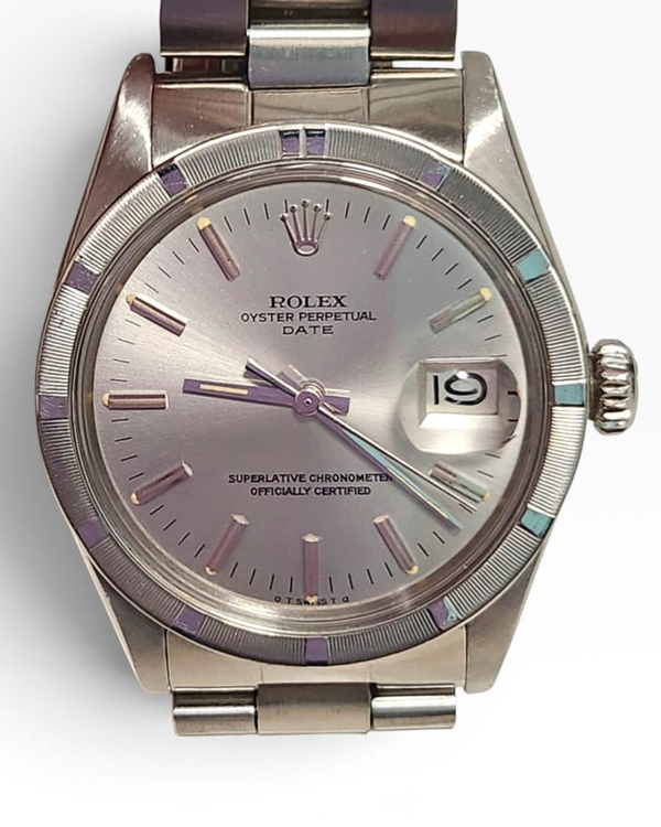 Rolex Oyster Perpetual Date 34MM Silver Dial Oyster Bracelet (1501)