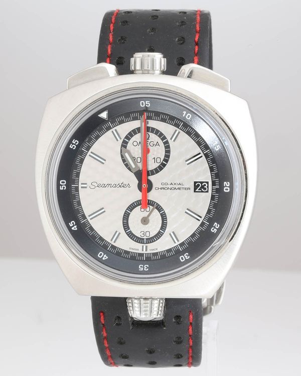 No Reserve - Omega Seamaster Bullhead L. E. 43MM Silver Dial Leather Strap (225.12.43.50.02.001)
