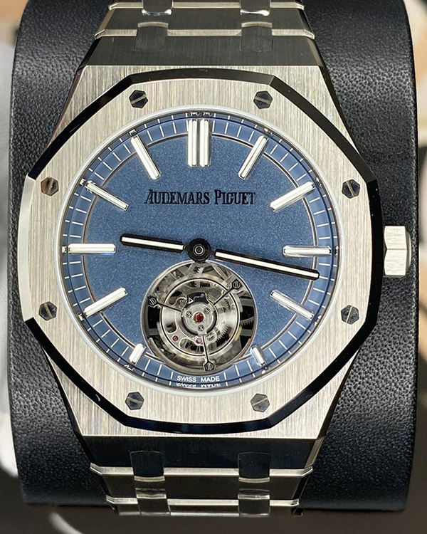 2023 Audemars Piguet Royal Oak Flying Tourbillon 41 MM Blue Dial Steel Bracelet (26730TI.OO.1320TI.01)