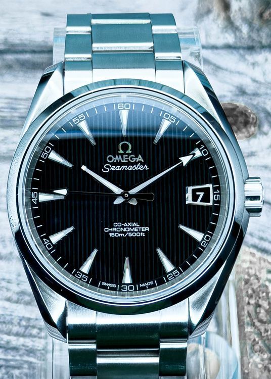 2019 Omega Seamaster Aqua Terra 38.5MM Black Dial Steel Bracelet (231.10.39.21.01.001)