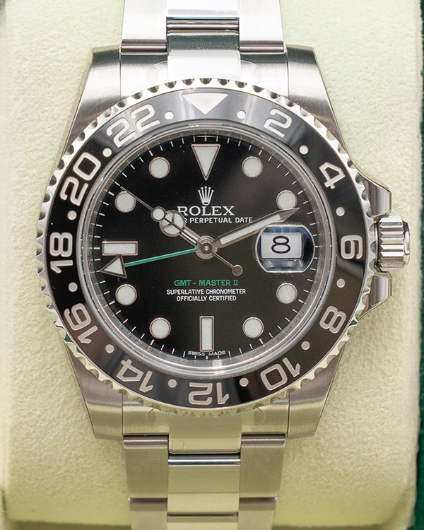 2014 Rolex GMT-Master II 40MM Black Dial Oyster Bracelet (116710LN)