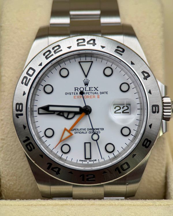 2020 Rolex Explorer II 42MM White Dial Oyster Bracelet (216570)