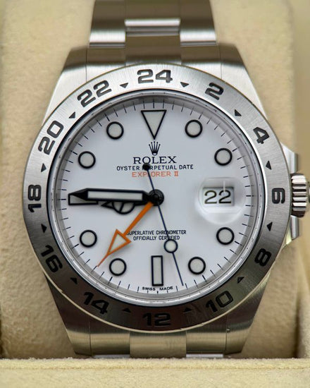 2020 Rolex Explorer II 42MM White Dial Oyster Bracelet (216570)