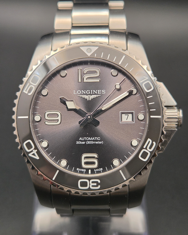 Longines HydroConquest 41MM Grey Dial Steel Bracelet (L3.781.4.76.6)