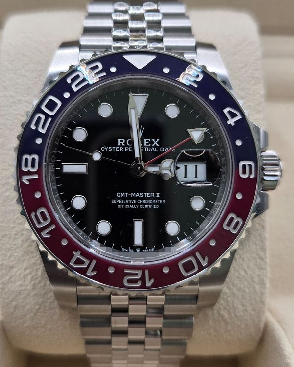 2024 Rolex GMT-Master II "Pepsi" 40MM Black Dial Jubilee Bracelet (126710BLRO)