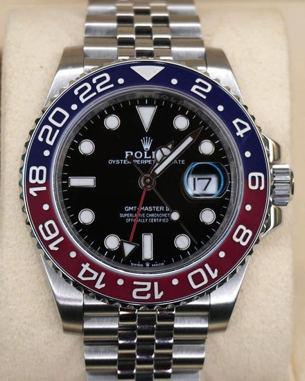 2020 Rolex GMT-Master II "Pepsi" 40MM Black Dial Jubilee Bracelet (126710BLRO)