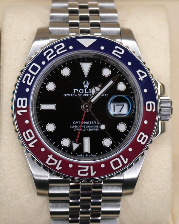 2020 Rolex GMT-Master II "Pepsi" 40MM Black Dial Jubilee Bracelet (126710BLRO)
