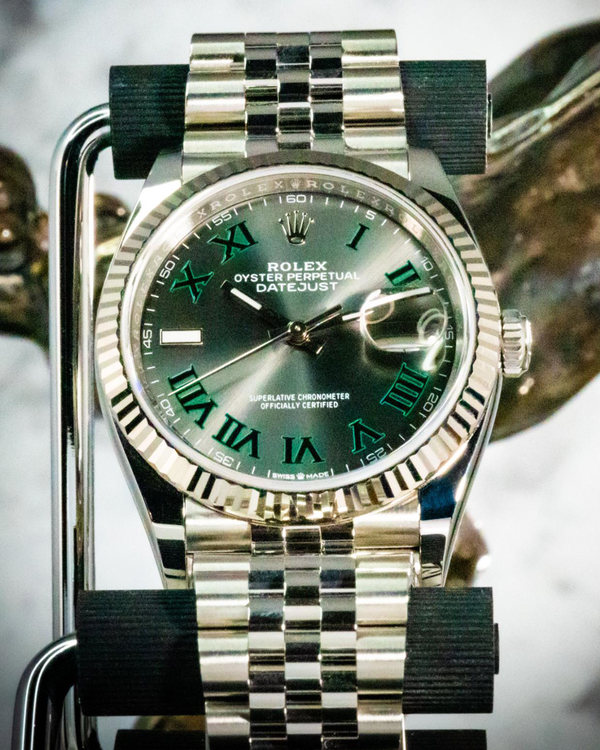 2025 Rolex Datejust "Wimbledon" 36MM Slate Dial Jubilee Bracelet (126234)