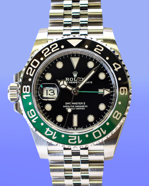 2026 Rolex GMT-Master II "Sprite" 40MM Black Dial Jubilee Bracelet (126720VTNR)