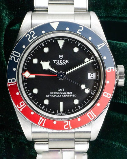 Tudor Black Bay GMT "Pepsi" 41MM Black Dial Steel Bracelet (79830RB)
